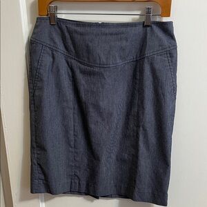 Banana Republic Blue and White Pencil Skirt